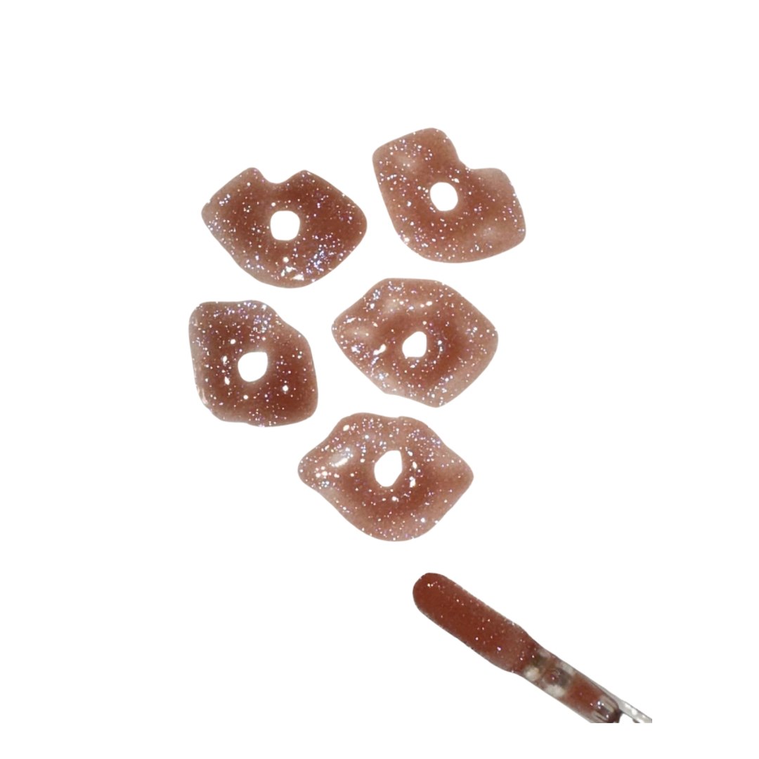 Clear Top Lip Gloss Glitter Lip