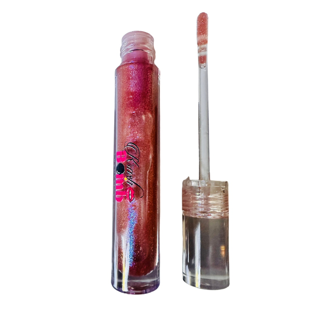 Clear Top Lip Gloss Glitter Lip