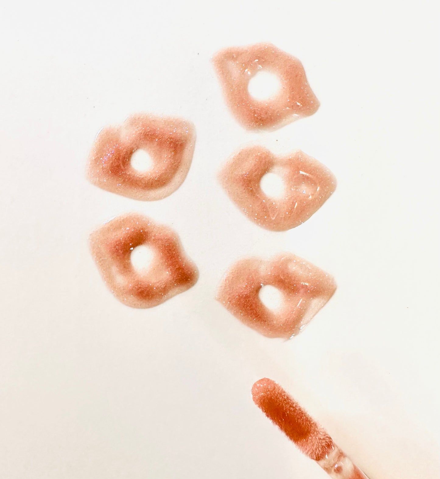 Clear Top Lip Gloss Cinnamon Roll