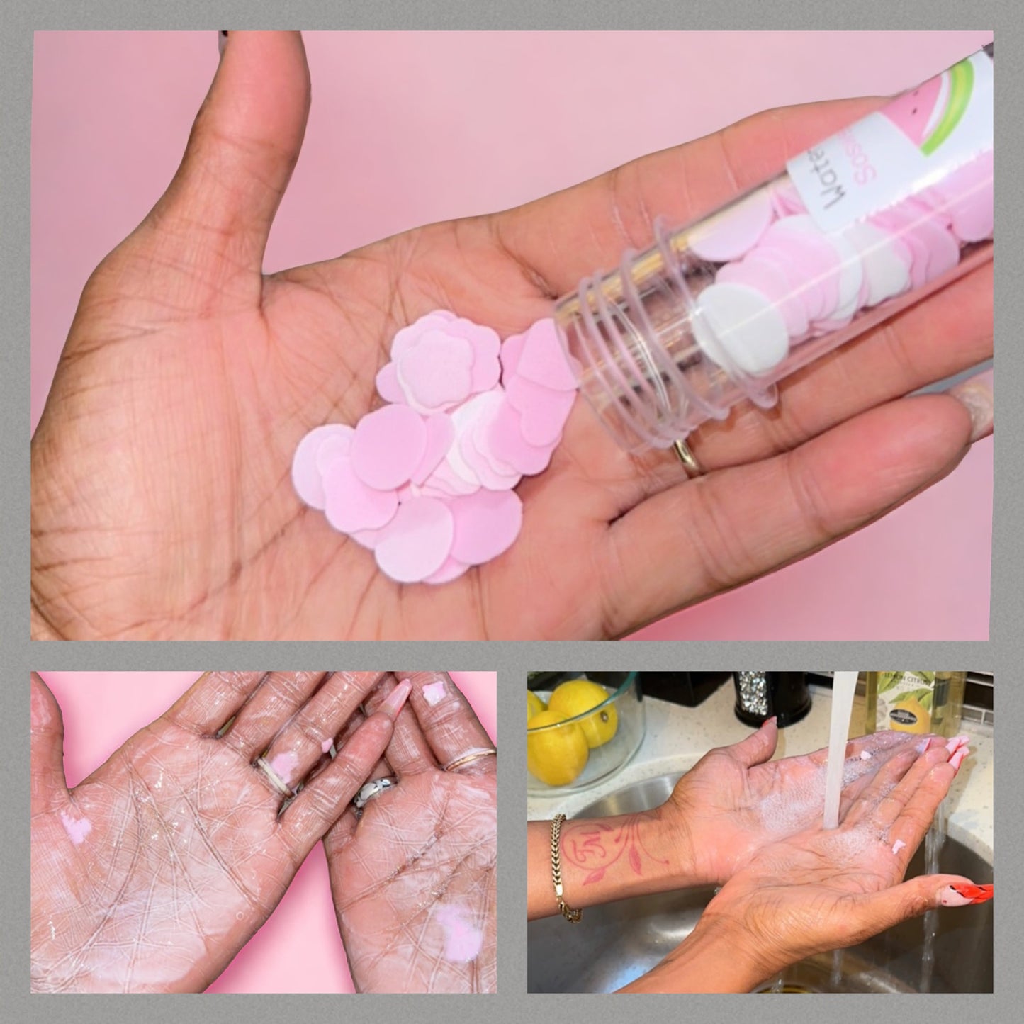 Mini Travel Paper Soap Petals for Hand-washing